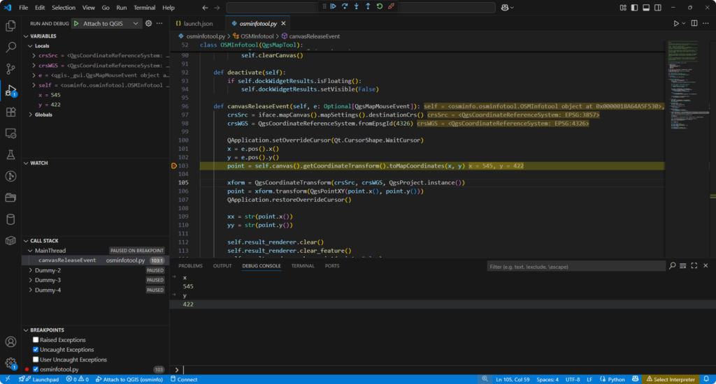 Plugin code